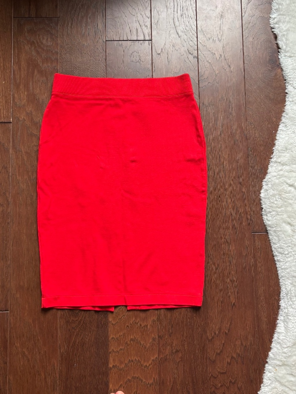 Banana Republic Women’s Midi Skirt S Red Orange Chili